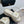 THICK-SOLED CHAIN HEART SLIPPER IN WHITE LAMBSKIN