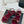 FLAT CHAIN HEART SANDAL IN PLUM PURPLE VELVET