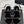 THICK-SOLED CHAIN HEART SANDAL IN BLACK VELVET