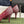 GG Pump 85 Red Ebony Canvas Crystal-Embellished