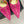 CC 25C Bowknot Pointed High Heel Half Slippers 60mm Pink Suede 265656