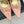 CC 25C Bowknot Pointed High Heel Half Slippers 60mm Peach Suede 265659