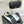 CC 26C Ribbon Camellia Mary Jane With Giant Pearl Black White Lambskin