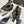 CC 26C Double C Ribbon Flat Shoes Black White Cafskin Fabric 557537