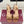 GG 26WF Chunky Heel Sandals 5cm Brown Sheepskin 632559