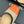 CC 26s Square-Toe Mary Jane Shoes Orange Beige Leather 920419
