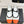 CC 26s Square-Toe Mary Jane Shoes Orange White Tweed Leather 920424