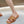 CHLOÉ HLOE MARCIE SLIDE IN BRONZE BROWN CALFSKIN WITH GOLD HARDWARE