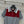 Miu Miu 25 Polo Collar Short-sleeved Top Gray red Tencel