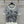 CD Coconut Knitted Short-sleeved Top Black mix White Cotton Polyester