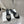 DC Crystal Mules 60mm Black Silk & Sheepskin 359516