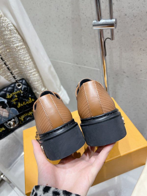 LV Ranger Derby Loafer Brown Cowhide 610716