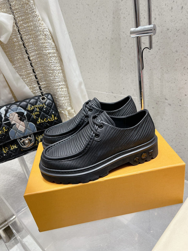 LV Ranger Derby Loafer Black Cowhide 610717