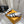 LV 6AM Flat Ballerina Sliver Calfskin 610738