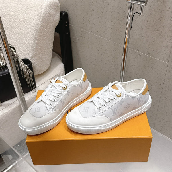 LV x TM Lagoon Sneaker White Canvas Lace 610799