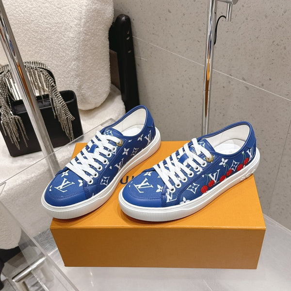 LV x TM Lagoon Sneaker Blue Monogram Denim