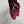 Alaila Criss Cross Ballet Flats In Red Purple Velvet 920783