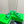 blink mule 95 green lambskin