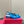 Valentino Slingback Pump 40mm In Blue Mix Beige Lambskin 999009