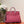 KELLY SELLIER 25 BAG IN CURRANT RED OSTRICH LEATHER WITH SILVER HARDWARE (MADE - TO - ODER)