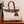 KELLY SELLIER 25 BAG IN WHITE MIX RED BROWN OSTRICH LEATHER (MADE - TO - ODER)
