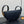 low key bumbag 28cm black calfskin