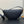 low key bumbag 28cm black calfskin