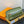 LV × TM Zipper Wallet Green Gold Leather 329877
