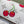 Ivy LV x TM Bag 23.5cm White Red Canvas Cowhide 335272