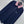 Miu SS26 Piqué Oversize Polo Shirt Navy Blue Cotton 350370