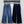 Celine Logo Straight-Leg Jeans Blue Wash Polyester Cotton 351745