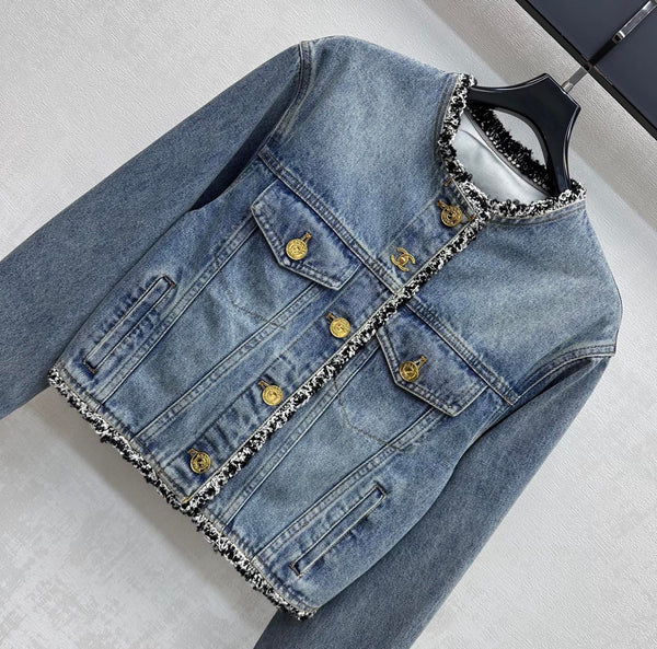 CC 26s Patchwork Jacket Blue Denim 363948