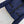 GG 26s Tweed Jacket Contrast Trim Gold Buttons Navy Blue Polyester Rayon 427681