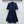 CD 2026 Wave Embroidery Belt Dress Navy Cotton 627174