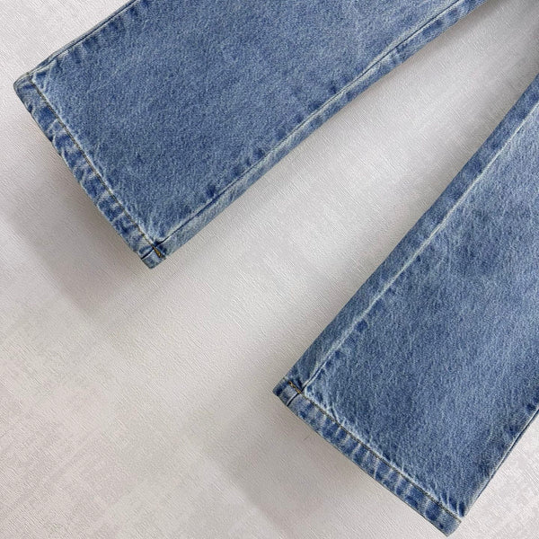 CC 26s Label Straight-Leg Jeans Denim 422636