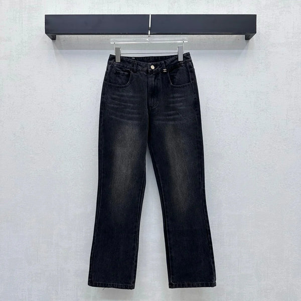 CC 26s Label Straight-Leg Jeans Denim 422636