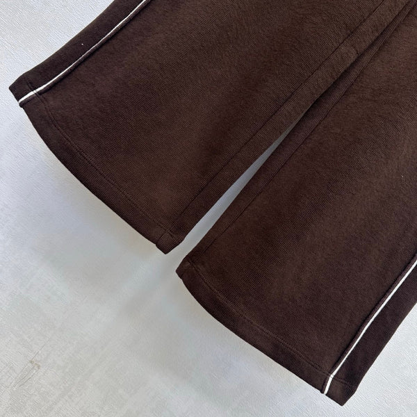 CC 26s Letter-Embroidered Trousers Wool Polyester 422569