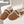 The Row 2025 Furry Shoe Light Brown White Suede Wool 560590