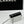 CC Evening Bag White Black Acrylic