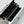 CC Evening Bag White Black Acrylic