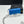 CC Evening Bag White Blue Acrylic