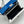 CC Evening Bag White Blue Acrylic