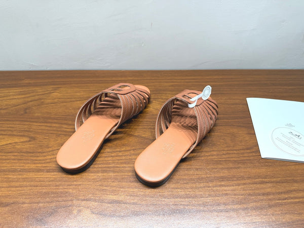 HM Noria Sandals Tan Leather 849473