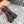 Miu Lace-Up Boots Earth Brown Suede