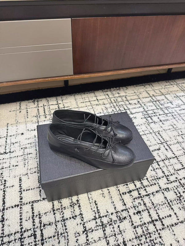 Miu 2026 Ballerinas Black Nappa Leather 682023