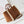 CC Shopping Bag 32cm Brown Beige Sherling Lambskin