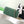 CC Vanity Case 17cm Jungle Green Leather Gold Hardware 238497