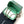 CC Vanity Case 17cm Jungle Green Leather Gold Hardware 238497