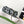 CC 25C Dark Green White Sequin Gold Hardware