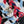 cc 25S Flap Bag 21cm Multicolor Chevron Sequin